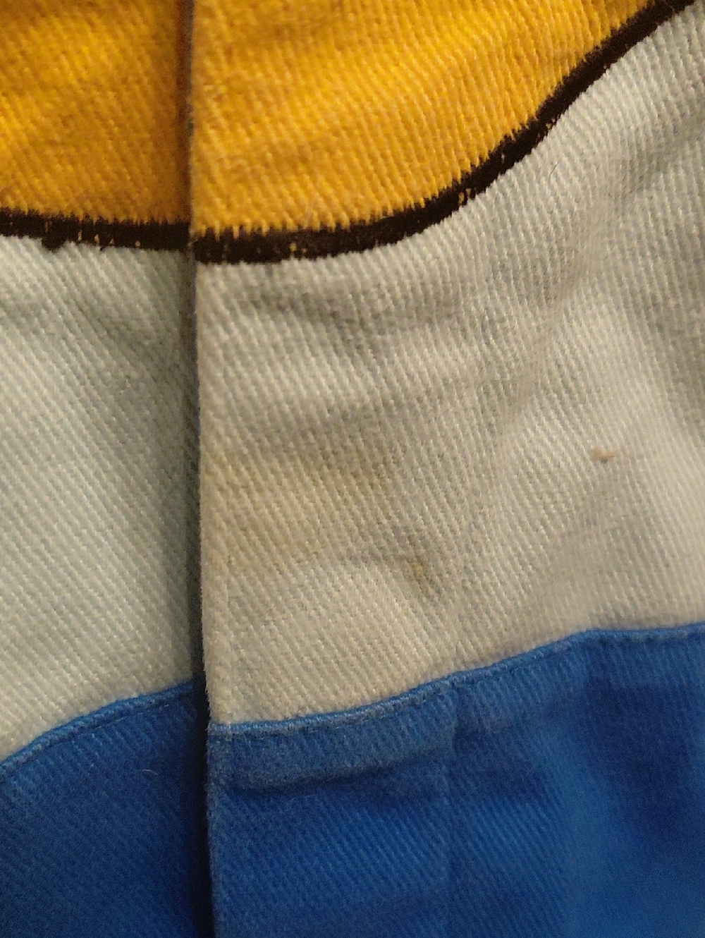 Looney Tunes Daffy Duck LOT 92 Colorblock Racing Jacket - Teal & Blue 2XL - Picture 5 of 7